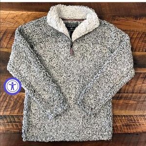 True Grit charcoal quarter zip